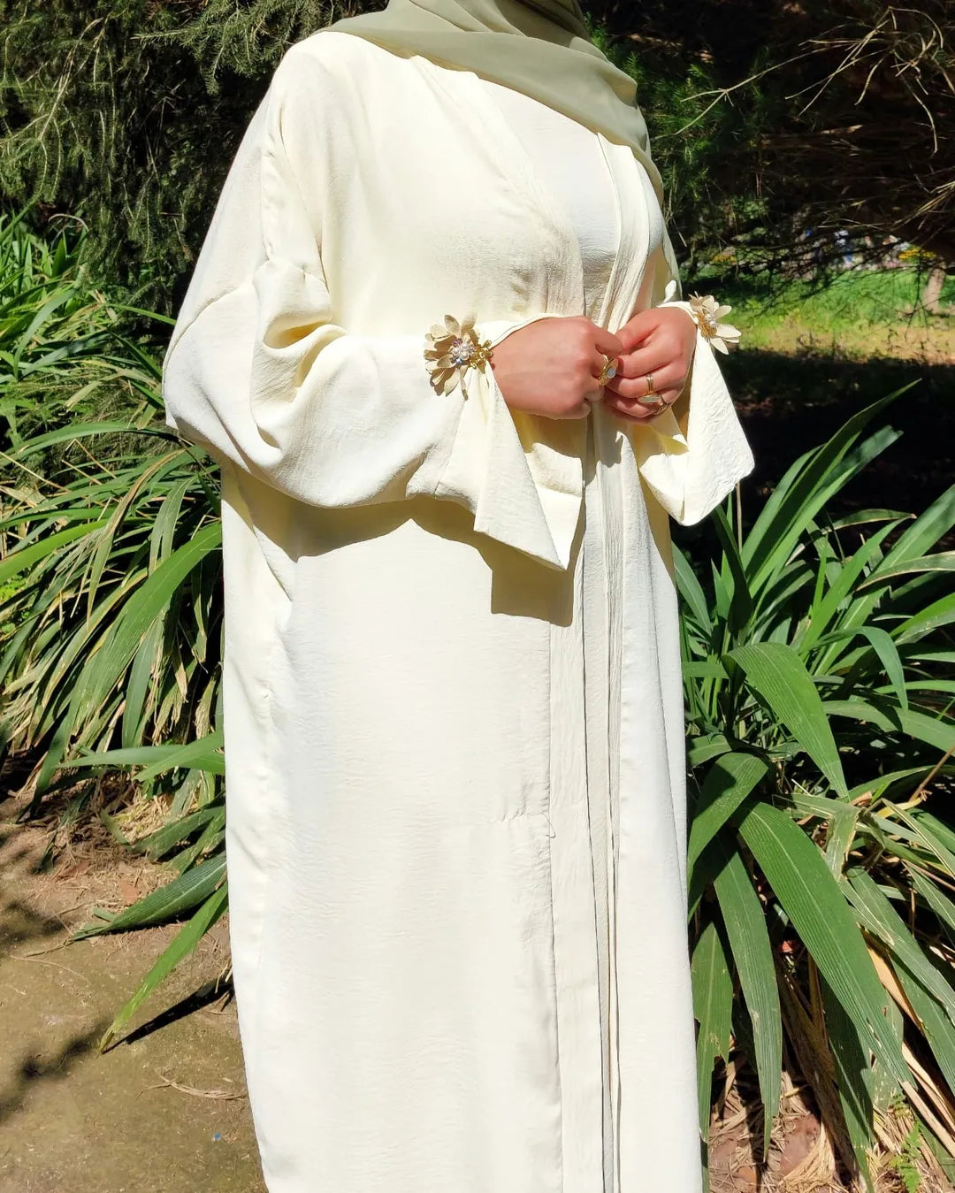 Yellow Butter Abaya