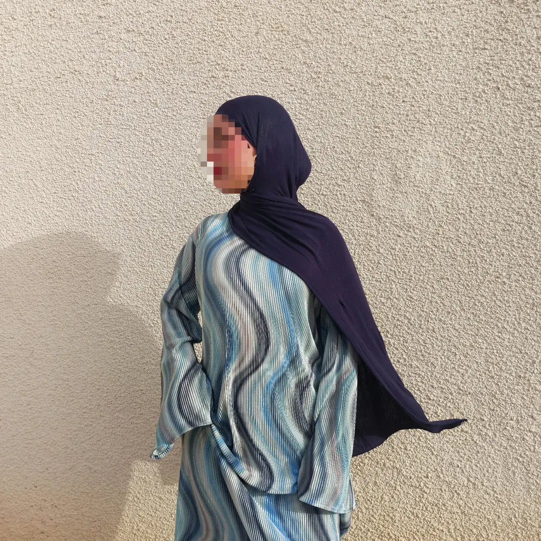 Blue chahra dress